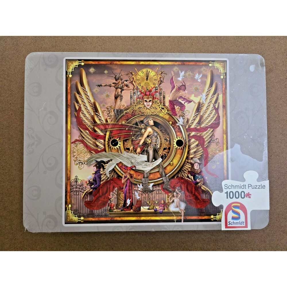RARE Schmidt Puzzle ORACLE by Ciro Marchetti 1000 Pieces Sealed Tin Box - READ!